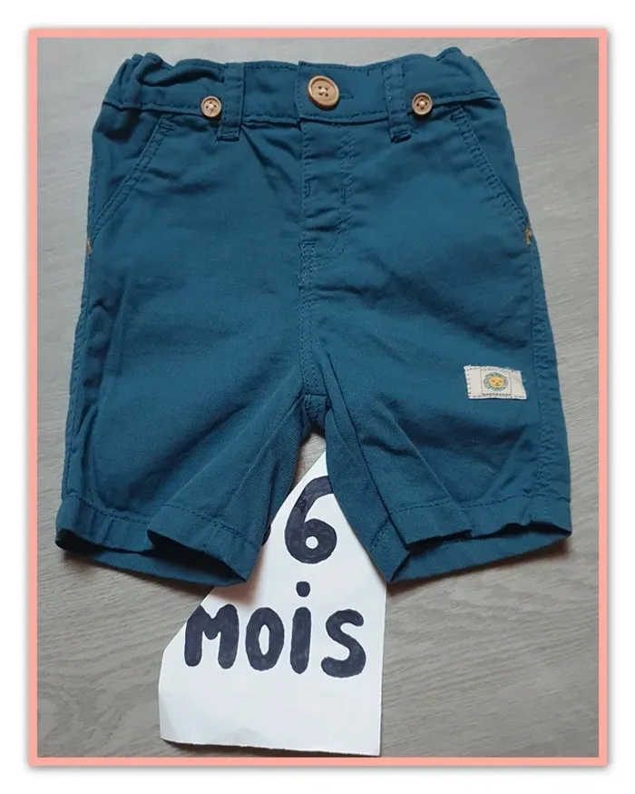 Short fin bébé garçon 6mois 68 cm