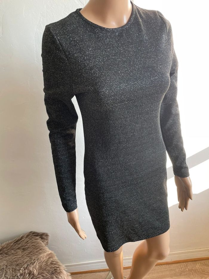 Robe moulante pailletée H&M - Taille 34 - photo numéro 3