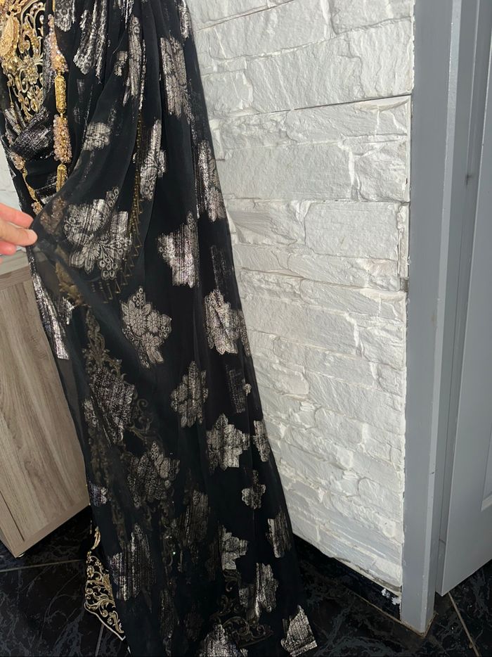 Robe chaouia neuve noire doré - photo numéro 3