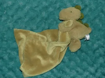 Doudou dinosaure couverture vert Jellycat  🦕 tbe