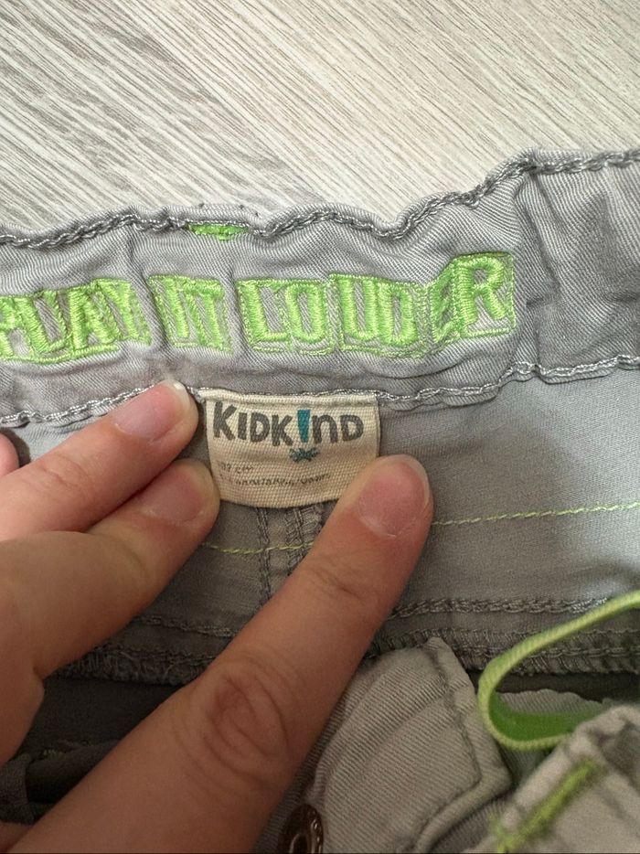 Pantalon toile gris 4 ans - photo numéro 2