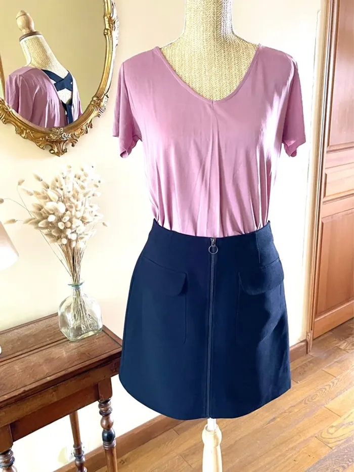 Sublime Top Rose Élégant - Kiabi - Taille M dos croisé avec lien à nouer noeud - photo numéro 7