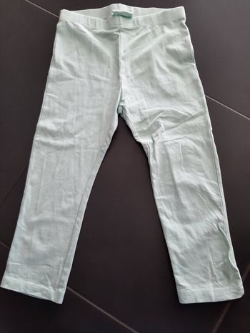 Legging court vert clair 10 ans
