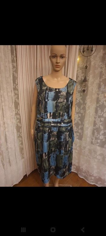 Robe bleu/vert Sixth Sense C&A fr 48