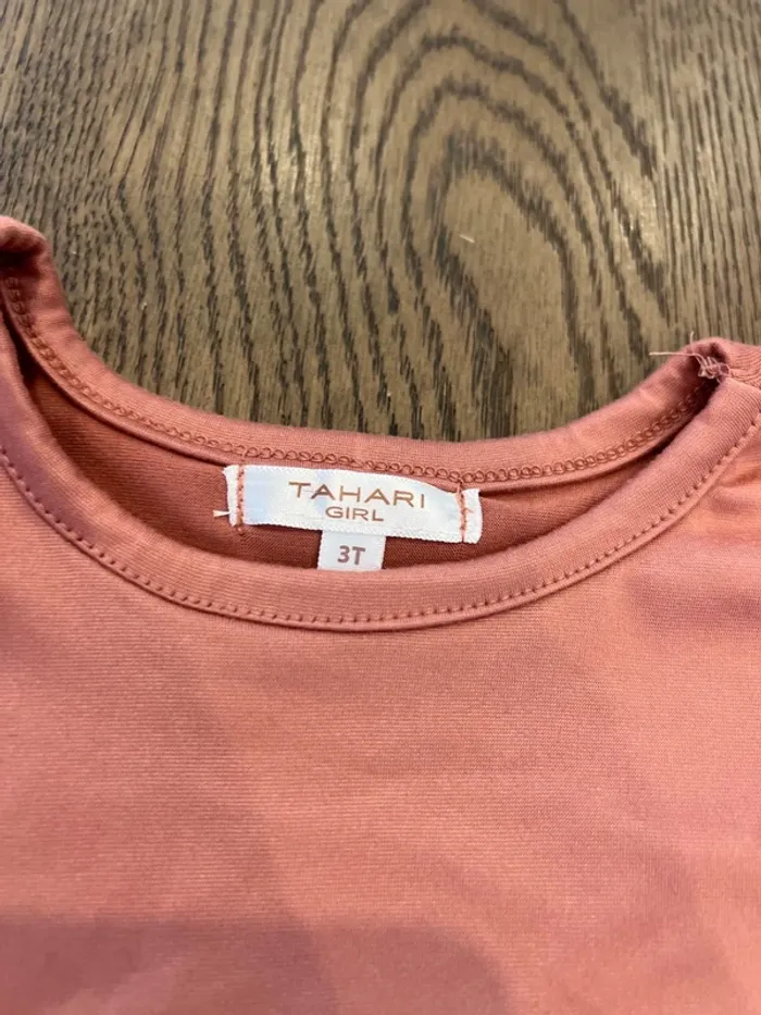 Salopette et tshirt rose 3 ans - photo numéro 7