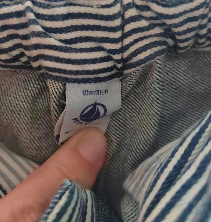 10 € Jean fille Petit Bateau 18 mois - photo numéro 4