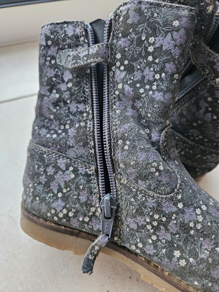 Bottines cuir vert Baudet 29 - photo numéro 3