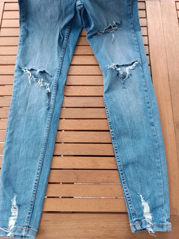 Jeans femme bleu taille 38 - photo numéro 2