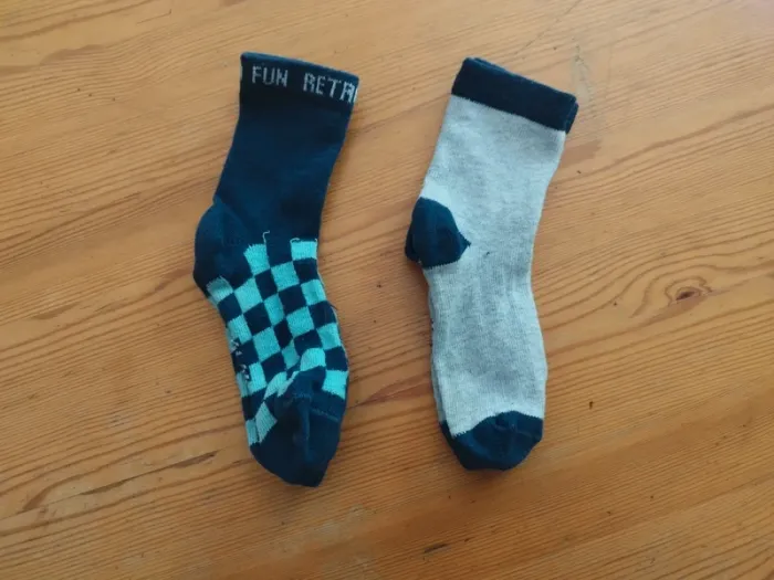 Chaussettes bleues