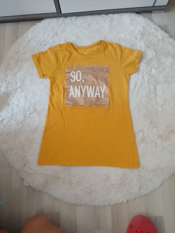 tee-shirt 10/11ans fille