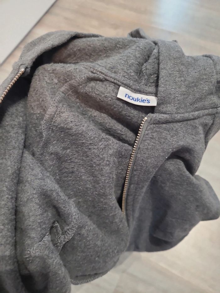 Veste à capuche grise chaude - photo numéro 6