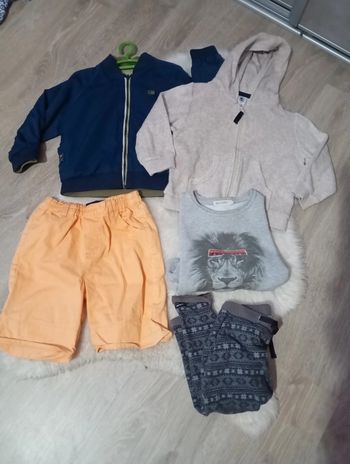 Gros lot bébé garçon 24 mois 2 ans 5 pièces 🦁 Mayoral miniman billybandit petit bateau