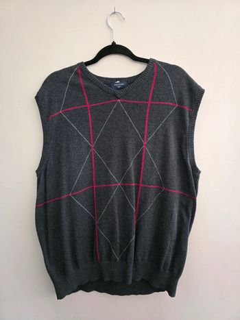 Pull gilet chandail Dockers sans manche homme taille XL coton/algodon