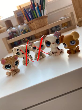 Lot de 4 chiens LPS