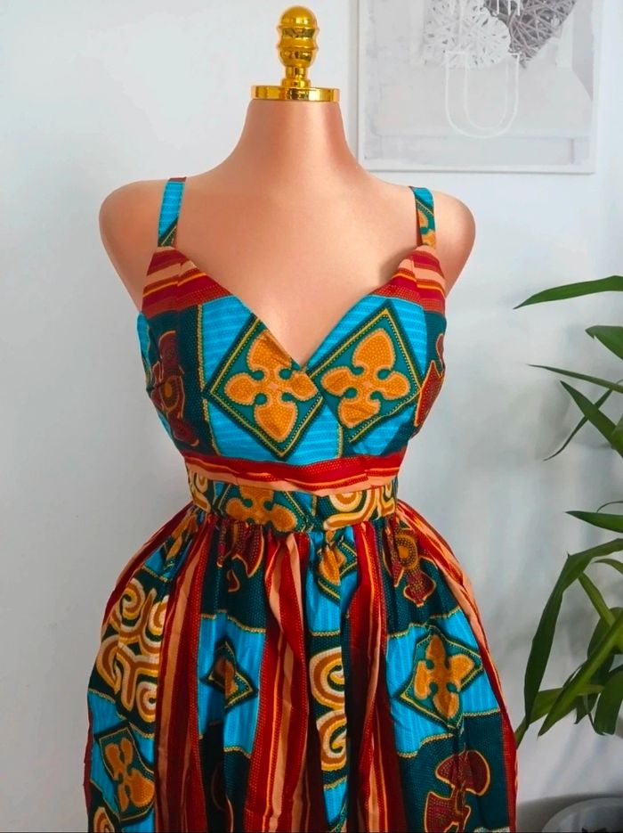 Magnifique Longue Robe d'été Neuve Taille L - photo numéro 2