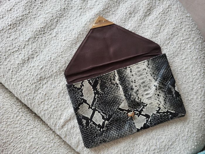 Pochette sac pour cérémonie et été motif serpent - photo numéro 3