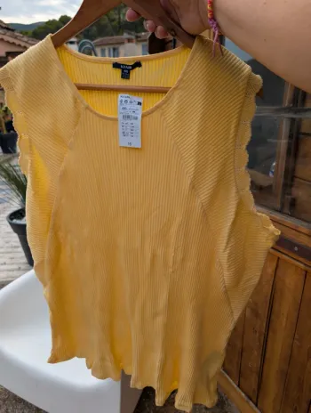 T-shirt 4xl jaune neuf 58/60