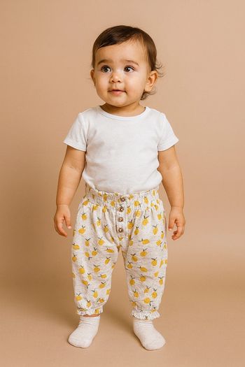 Sarouel citron Kiabi