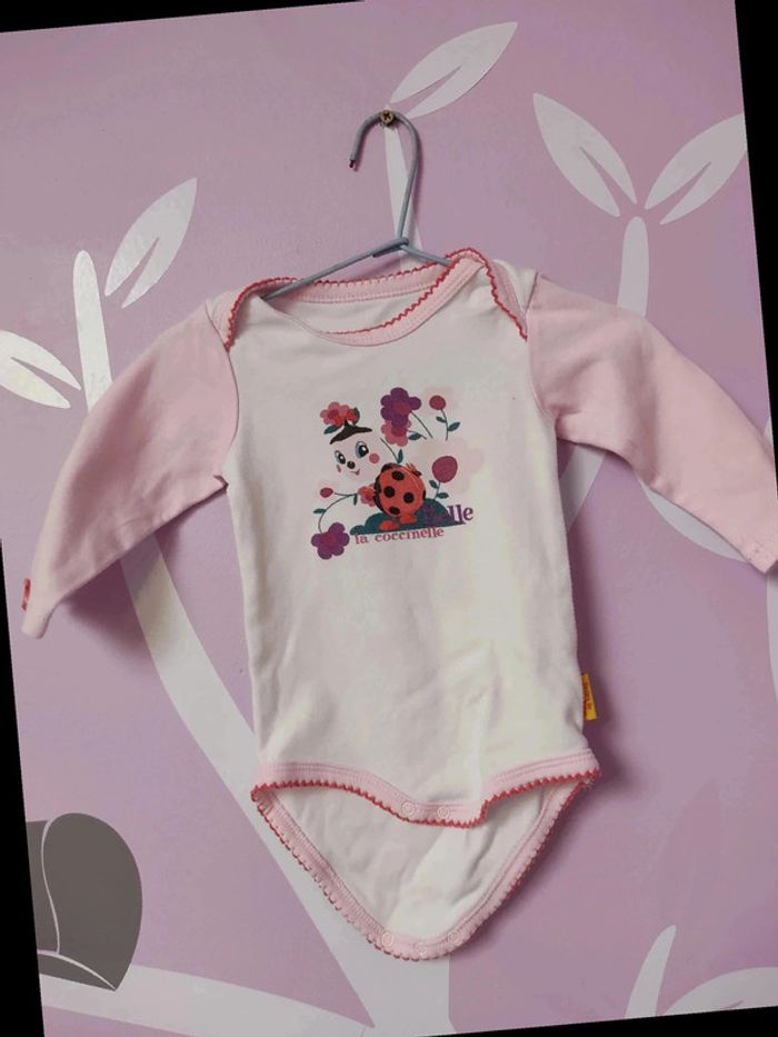 Lot 4 body manches longues 6 mois - photo numéro 5