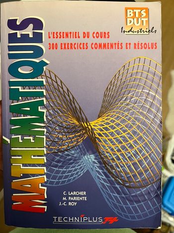 Livre bts dut mathématiques techniplus bon état