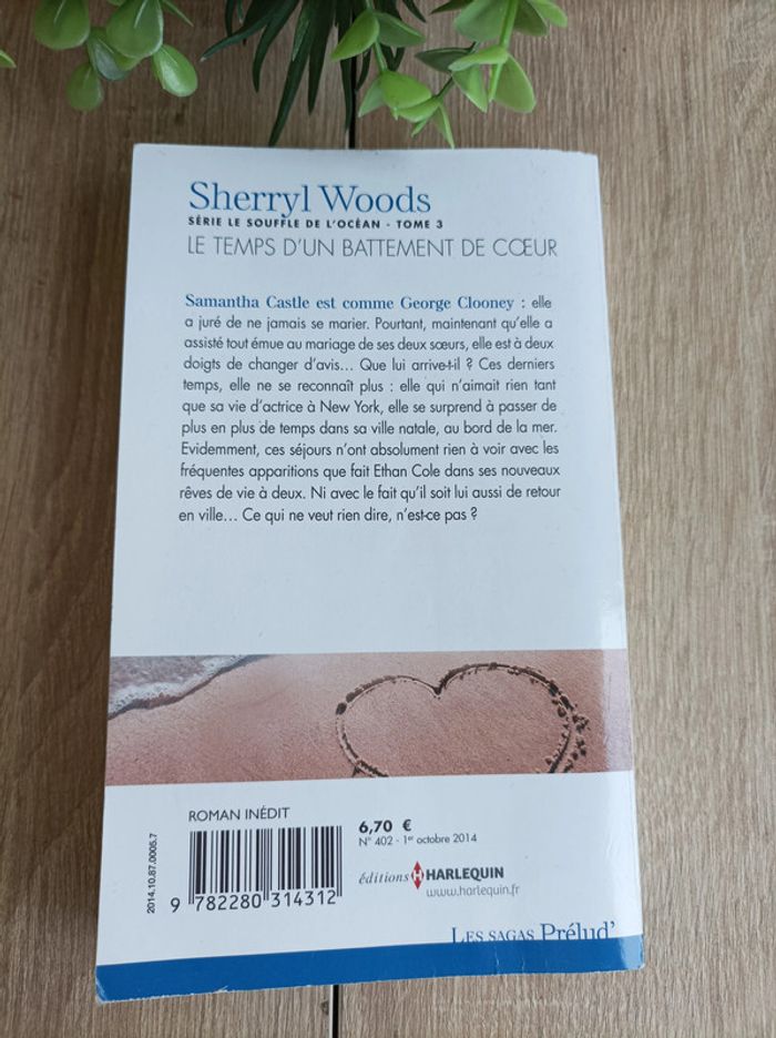 Livre Sherryl Woods Le temps d'un battement de cœur - photo numéro 3