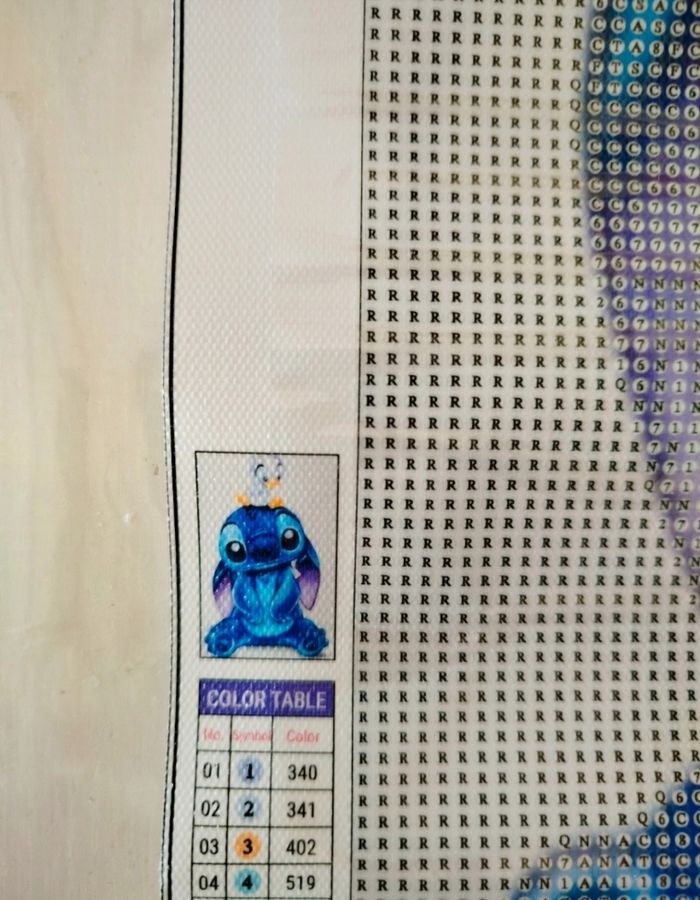Diamond painting Stitch et caneton #Z016 - photo numéro 3