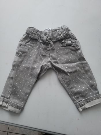 Jeans gris vertbaudet 6 mois
