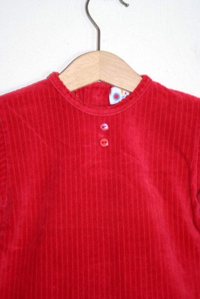 Haut velours rouge Kids Minis 12m - photo numéro 2