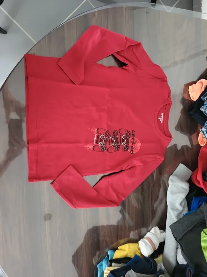 Tee shirt manche longue in extenso 8 ans