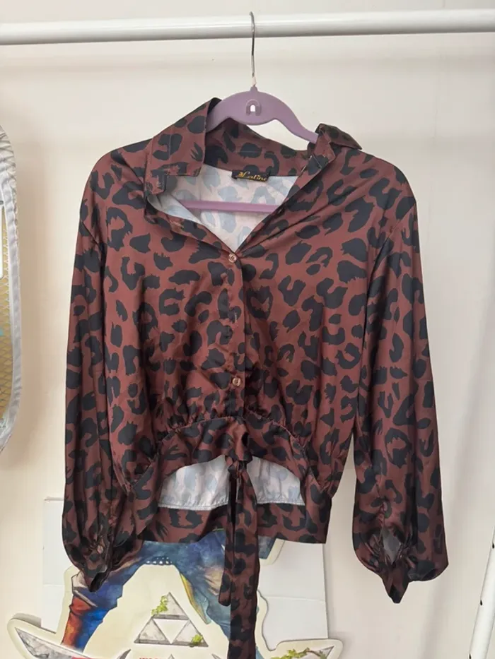 Blouse léopard