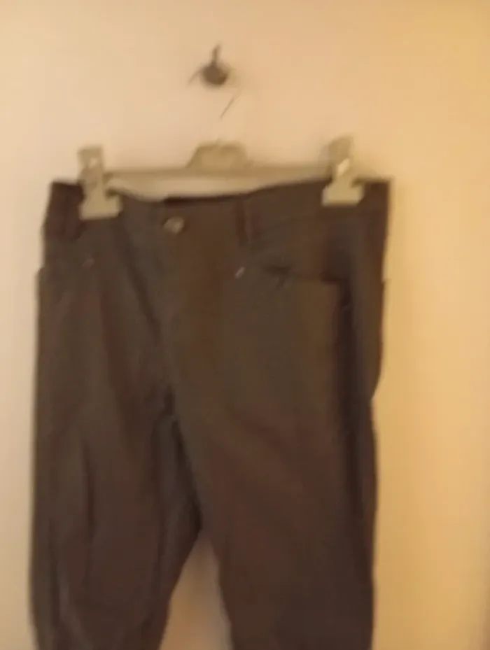 Pantalon kaki ciré femme ikks taille M