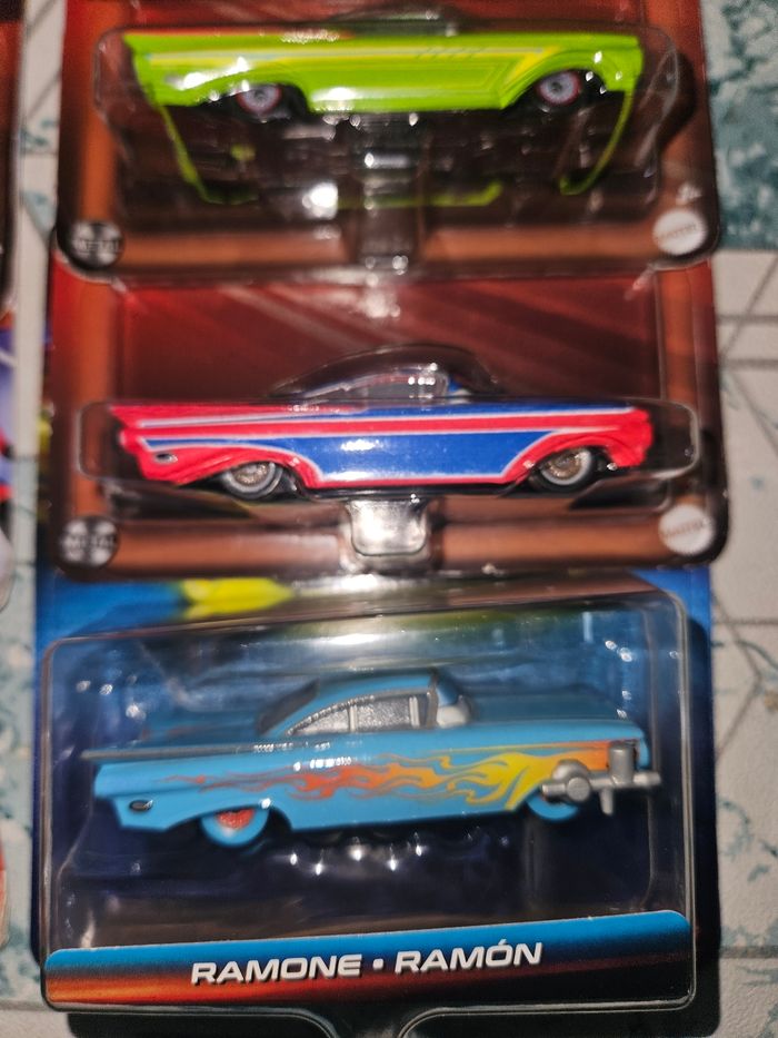 Lot de 6 voitures cars Mattel neuves Disney Pixars ramone - photo numéro 4