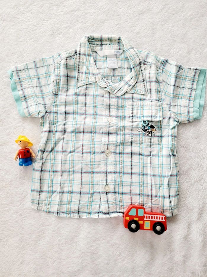 Chemise manches courtes "Mickey"