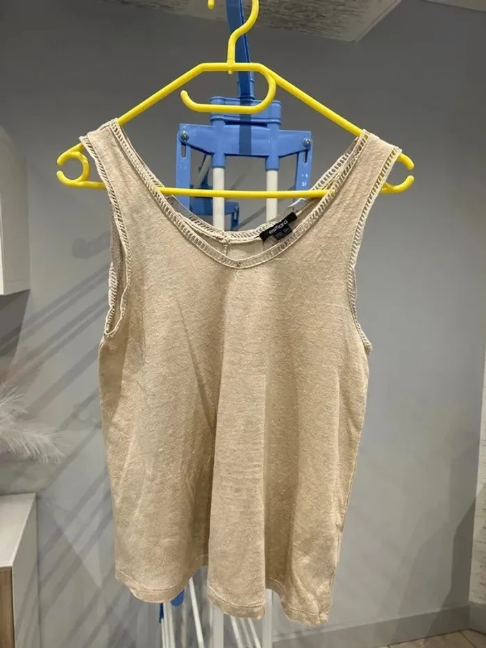 Débardeur beige Esmara S