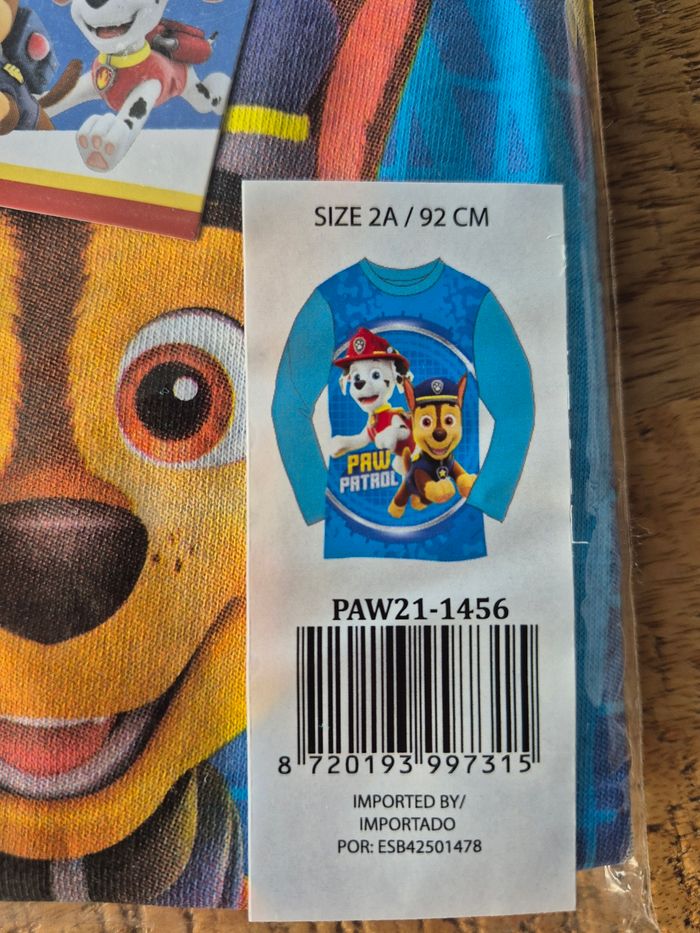 Tee-shirt Pat Patrouille Bleu Clair Garçon 2 ans - photo numéro 2