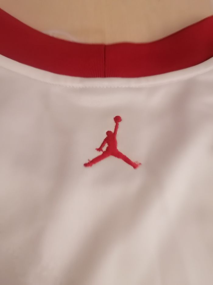 Débardeur Jordan Basket blanc et rouge XL - photo numéro 7