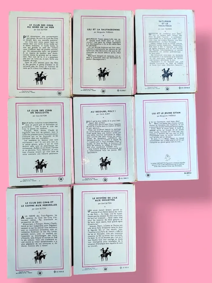 Lot 17 livres de poche vintage – Bibliothèque Rose - photo numéro 4