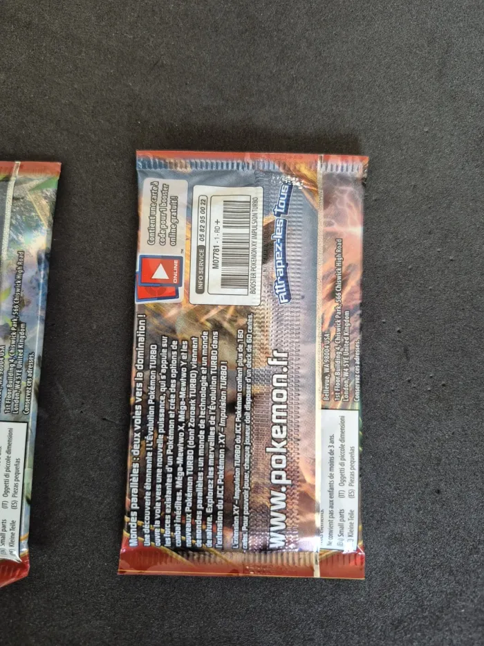 Lot 3 x Booster Pokémon Impulsion Turbo Mega Mewtwo X Y Demolosse Neuf Scellé FR - photo numéro 8