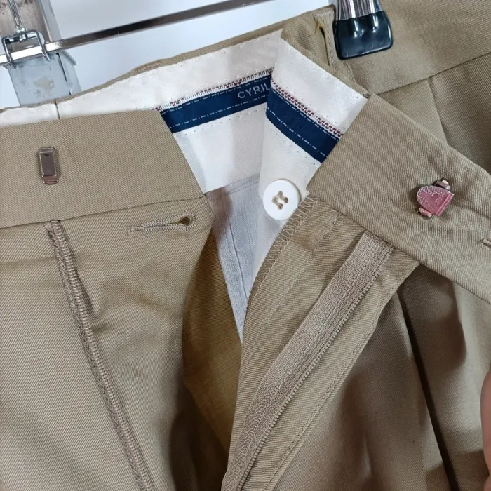 Ensemble costume veste + pantalon kaki - 52 estimé A483 - photo numéro 17