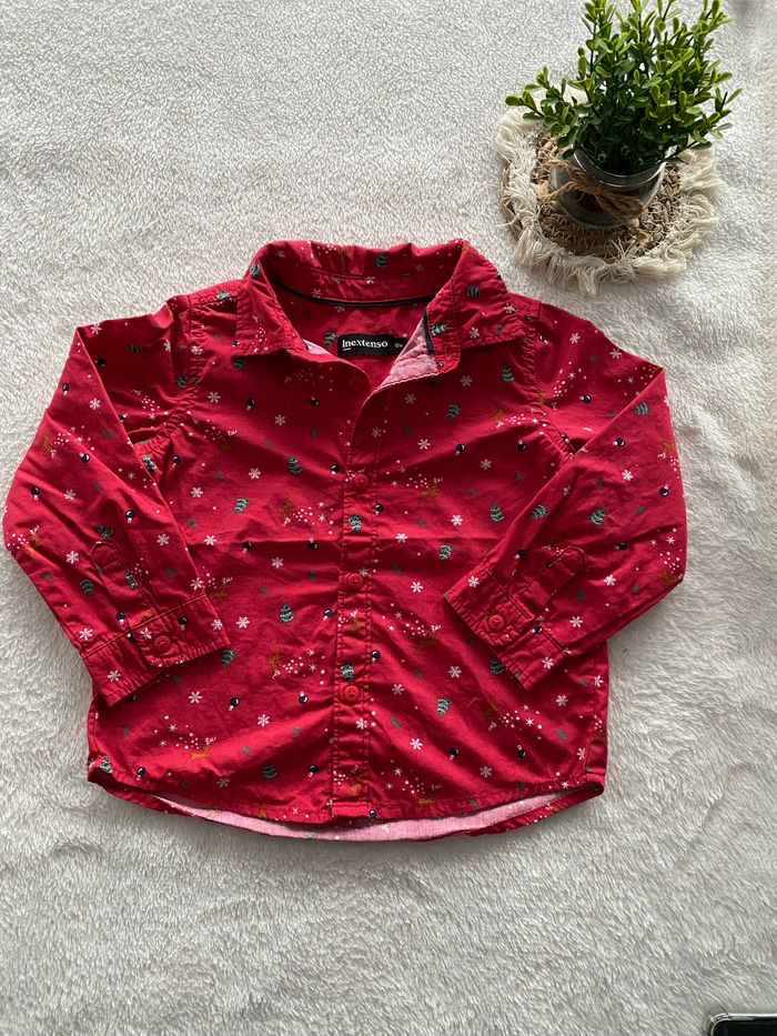 Chemise ml Noël 18 mois