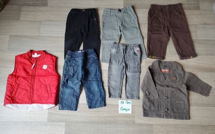 Lot de 7 vêtements automne/hiver 18 mois