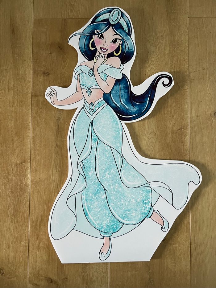 Pancarte Jasmine décoration anniversaire princesses