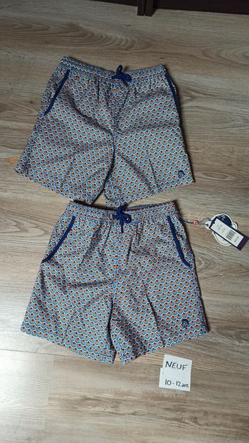 Lot shorts maillots de bain garçon 10 - 12 ans neuf