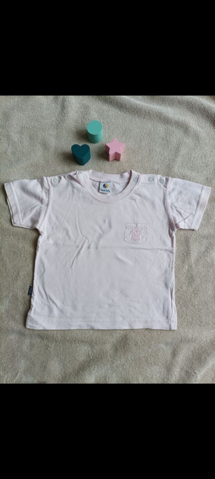 Salopette avec tes shirt 6 - 9 mois - photo numéro 5