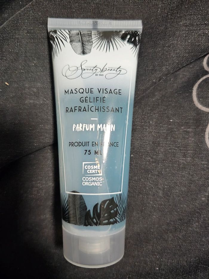 Masque pour le visage gélifié