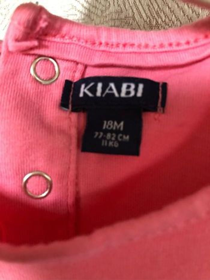 T-shirt tunique rose 18 mois Kiabi - photo numéro 3