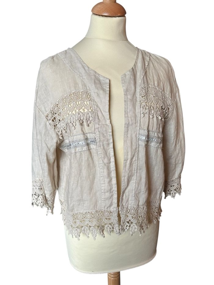 Gilet dentelle