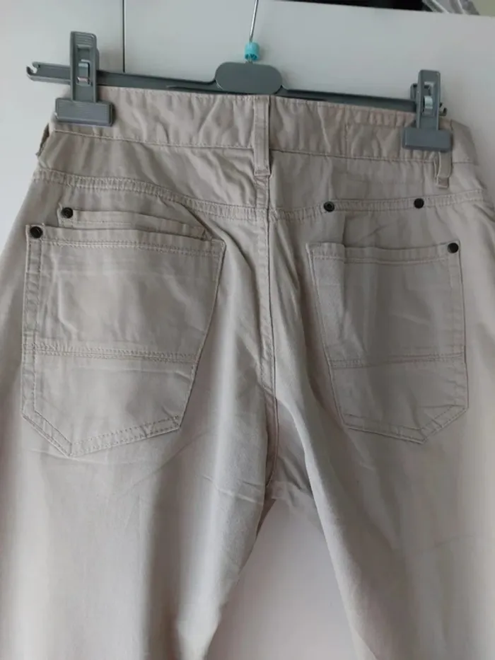 Pantalon Celio beige taille M - photo numéro 5