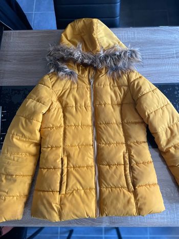 Sublime doudoune jaune moutarde