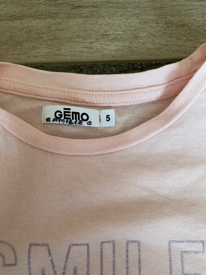 T shirt manches longues gémo 5 ans - photo numéro 3
